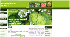 Desktop Screenshot of hostazahrada.sk